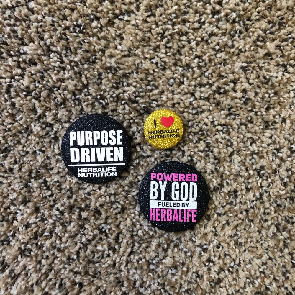 Glitter/Sparkle Herbalife Pins